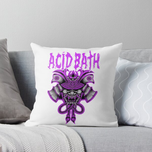 Item preview, Acid Bath Purple Samurai Skull Design designed and sold by Rhonda Hayden.