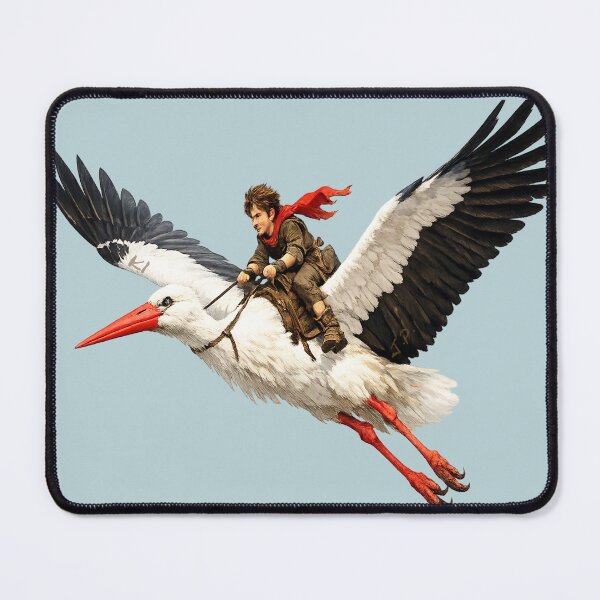 Item preview, The Stork Rider designed and sold by jumapa.