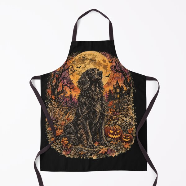 Item preview, Black Dog Halloween Gothic Moon Vintage Autumn Design designed and sold by Castielalger.