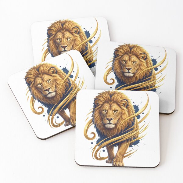 Item preview, Golden Maned Lion King Crown Portrait designed and sold by R&R Creative Studio.