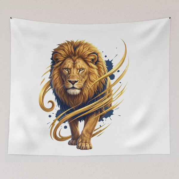 Item preview, Golden Maned Lion King Crown Portrait designed and sold by R&R Creative Studio.