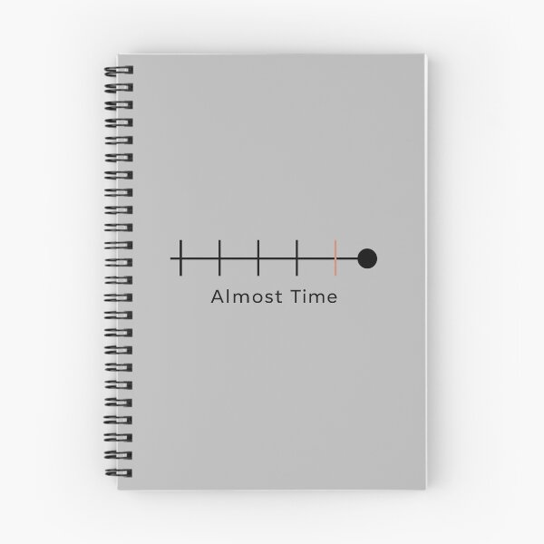 Item preview, Almost Time - Minimalist Doomsday Timeline Art designed and sold by MeaningIsUse.