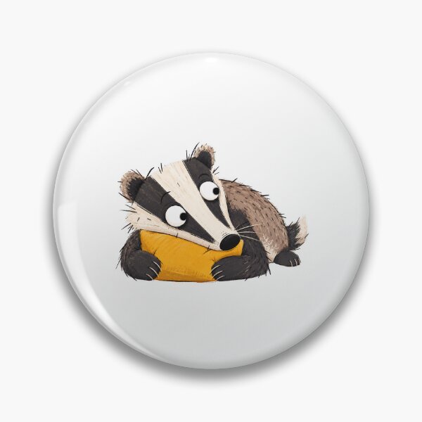 Item preview, Badger Testing a Little Cushion designed and sold by The-Art-of-D.