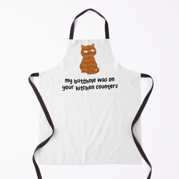 Item preview, My Butthole Was On Your Kitchen Counters - Orange Tabby Cat designed and sold by TeeheesAndCo.