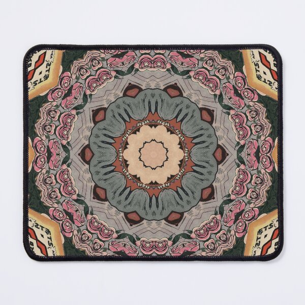 Item preview, Kaleidoscope - vintage dusty rose designed and sold by Lacebark.