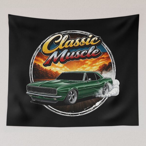 Item preview, 1967 Camaro Classic Muscle – Dark Green designed and sold by T-Bucket-Tees.