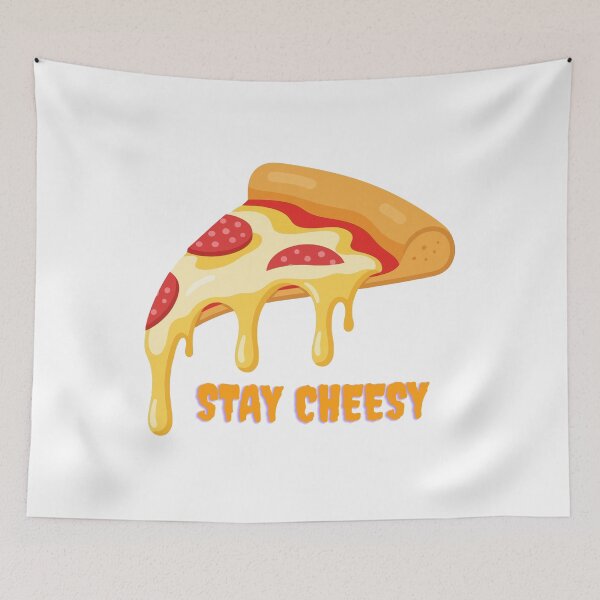 Item preview, Stay Cheesy Melting Pizza Slice designed and sold by roaaroaa.