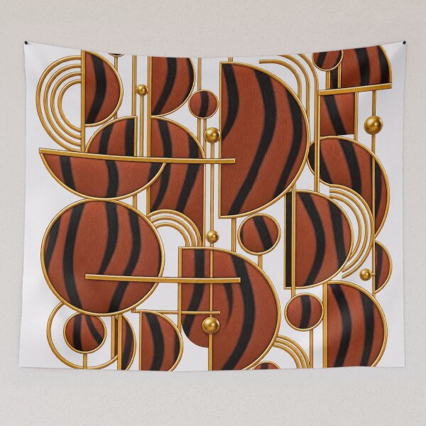 Item preview, Mid Century Modern Kudu Texture Pattern designed and sold by annenambiro.