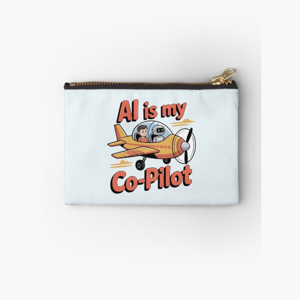 Item preview, AI Is My Copilot – Funny Artificial Intelligence Tech Humor designed and sold by Jollys-ArtShop.