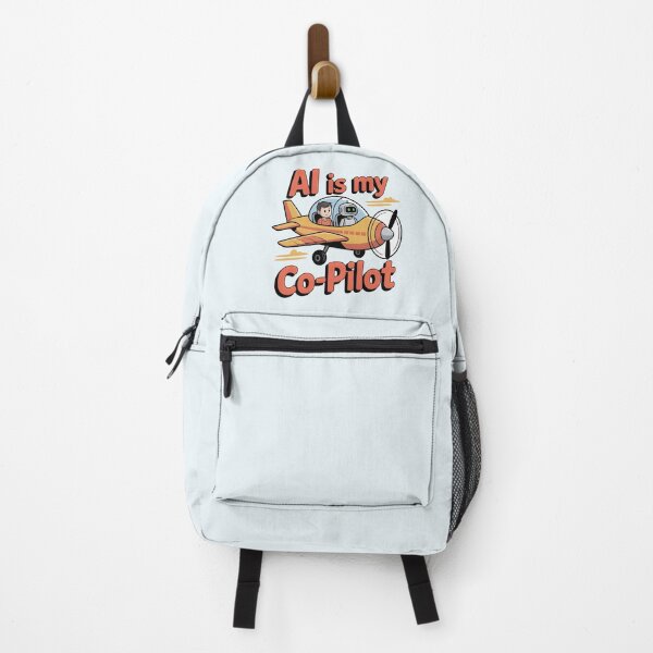 Item preview, AI Is My Copilot – Funny Artificial Intelligence Tech Humor designed and sold by Jollys-ArtShop.