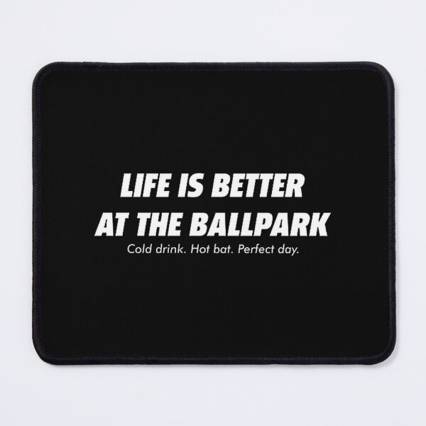 Artikelvorschau, Das Leben ist besser im Stadion – Baseball-Fan-Design für Sportbegeisterte entworfen und verkauft von YogeshDBK.