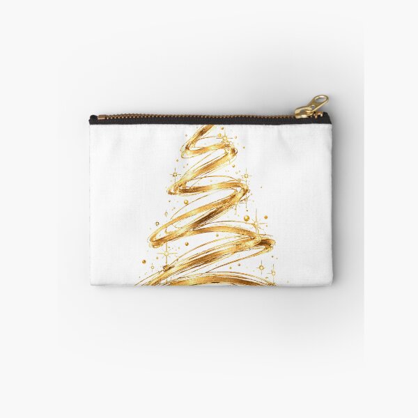 Item preview, Golden Christmas Tree | Elegant Sparkling Holiday Desig designed and sold by CalmMandala.