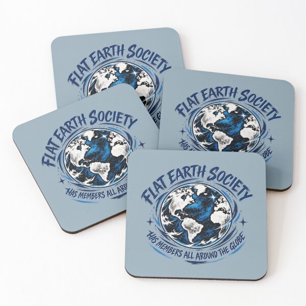 Artikelvorschau, Flat Earth Society Around The Globe: Funny Sarcastic entworfen und verkauft von RAWWR.