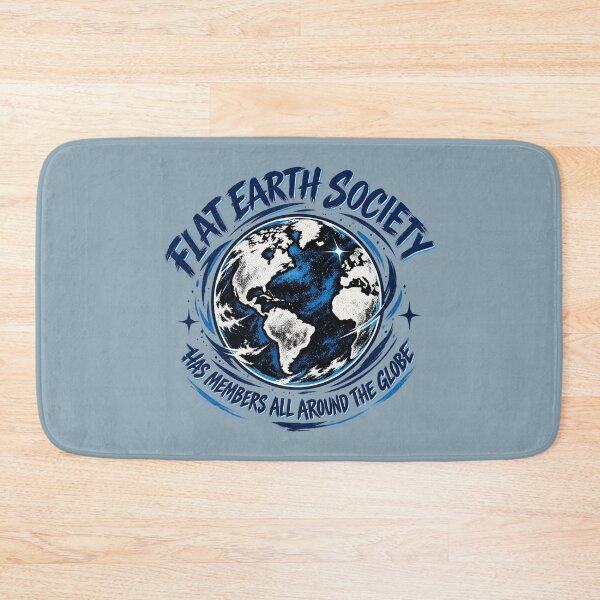 Item preview, Flat Earth Society Around The Globe: Funny Sarcastic designed and sold by RAWWR.