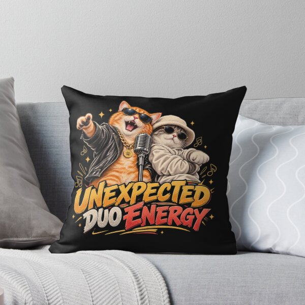 Item preview, Copy of Stay SaUnexpected Duo Energy – Funny Cat Music Duo Retro Graphiclty, Enjoy the Ride designed and sold by Pixdot.