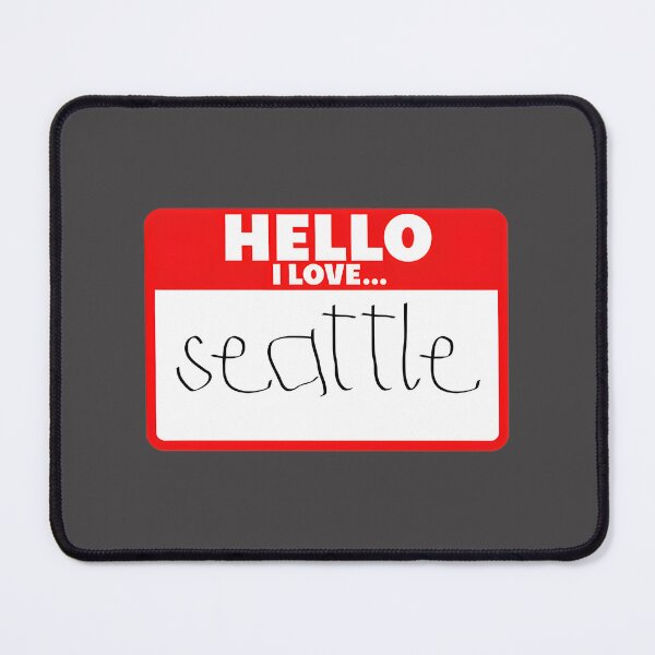 Item preview, Seattle Cityscape Skyline Illustration with Iconic Landmarks designed and sold by voteforgus.