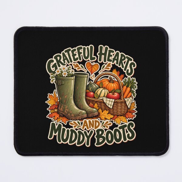 Item preview, Grateful Hearts And Muddy Boots designed and sold by Good Mood Foundry.