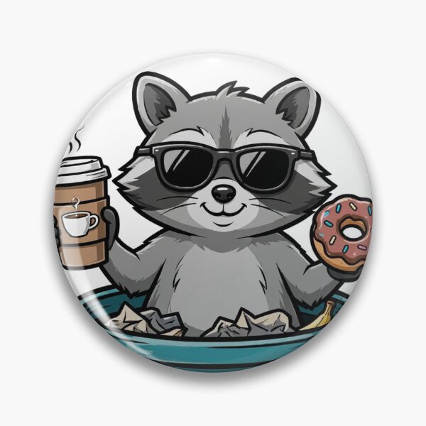 Item preview, Stay Trashy Raccoon designed and sold by Malcolm Hall.