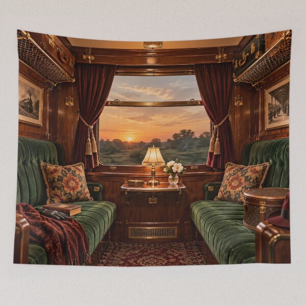 Item preview, Vintage Train compartment  designed and sold by Jonnybonnie.