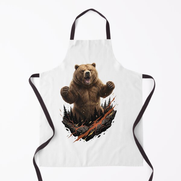 Item preview, Grizzly Bear Rising From Cracked Earth designed and sold by R&R Creative Studio.