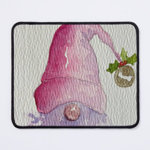 Artikelvorschau, Rosa Weihnachtswichtel entworfen und verkauft von PaintyCreator.