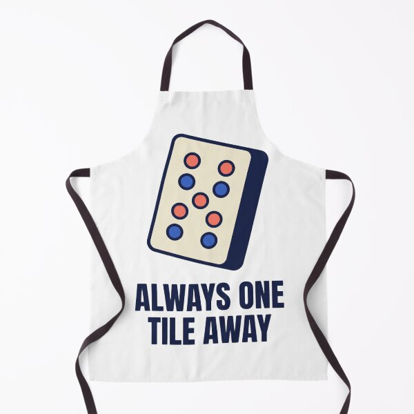 Item preview, Funny Mahjong Quote Always One Tile Away From Winning designed and sold by DesignbyKaan.