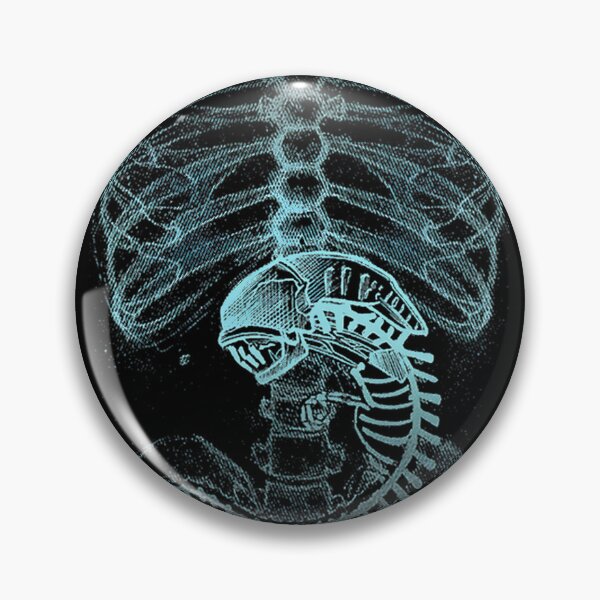 Item preview, Classic Radiography Alien X-Ray Design with Retro Sci-Fi Vibes designed and sold by mimaimo.
