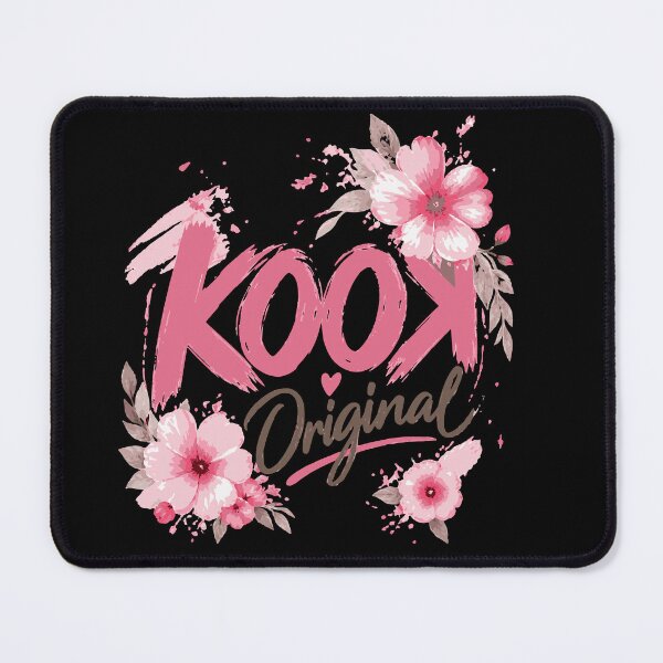 Item preview, Original Kook - Pink Watercolor Flowers Brush Lettering designed and sold by KookArt.
