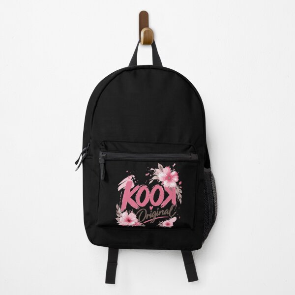Item preview, Original Kook - Pink Watercolor Flowers Brush Lettering designed and sold by KookArt.