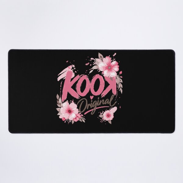 Artikelvorschau, Original Kook - Rosa Aquarell Blumen mit Pinselschrift entworfen und verkauft von KookArt.