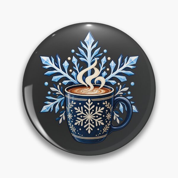 Item preview, Winter Coffee Lover Gift Cozy Snowflake Mug Style designed and sold by Corvoria.
