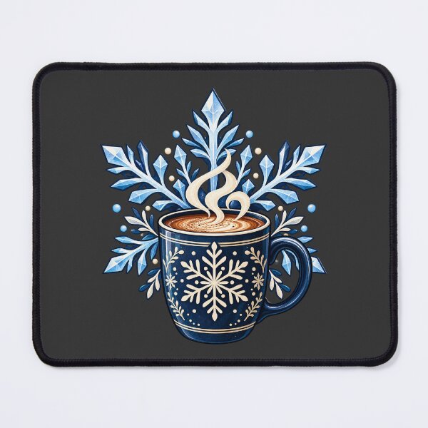 Item preview, Winter Coffee Lover Gift Cozy Snowflake Mug Style designed and sold by Corvoria.