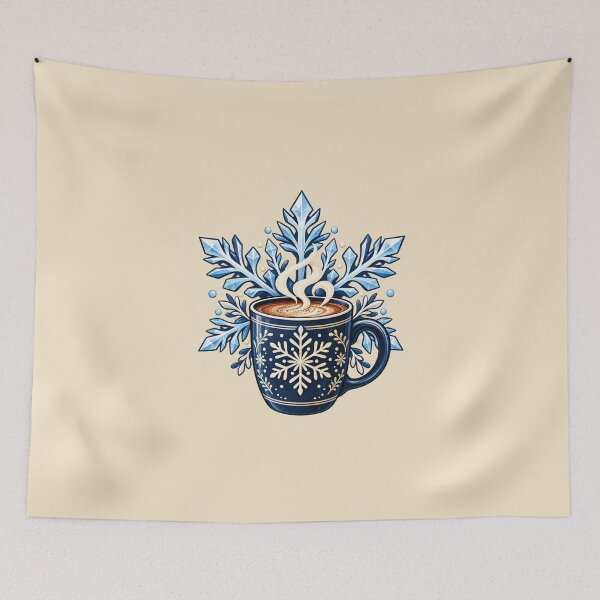 Item preview, Winter Coffee Lover Gift Cozy Snowflake Mug Style designed and sold by Corvoria.