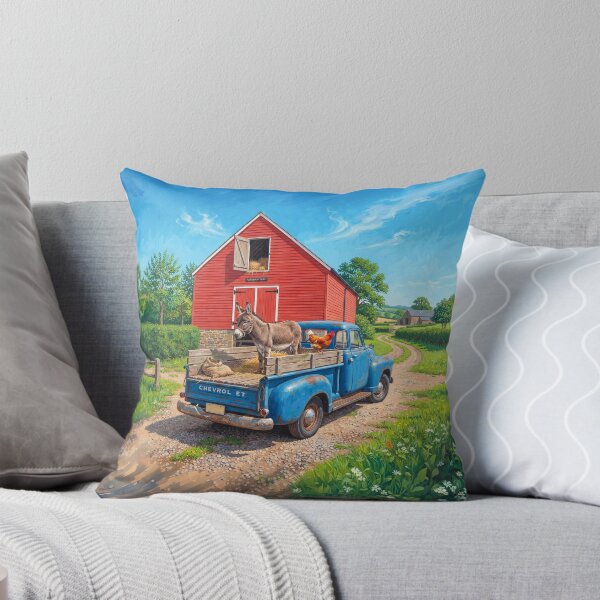Item preview, Donkey Chicken Farm Pop Art designed and sold by Home Decor Art.