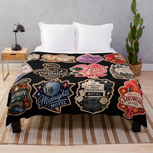 Artikelvorschau, Vintage Souvenir Motel Magnet-Set Taylor Swift Alben Epochen Musik-Sticker-Set entworfen und verkauft von taylorvinyls.
