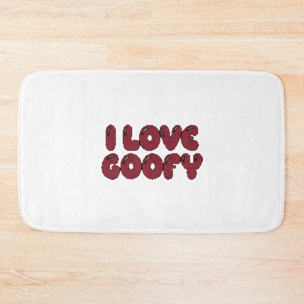 Item preview, I Love Goofy Design in Dark Red - Fun and Playful Graphic designed and sold by Stealth  Shiba.