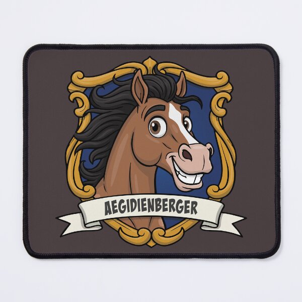 Aperçu de l'œuvre La caricature du Cheval Aegidienberger dans un blason créée et vendue par Cheval-de-coeur.