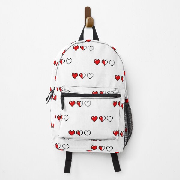 Item preview, Zelda Inspired White Heart Design for Fans of Classic Adventure Games designed and sold by dabirek.