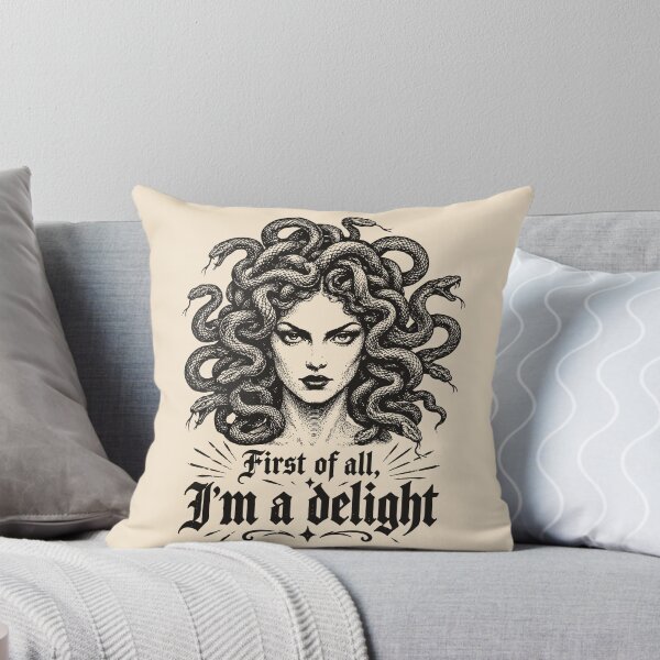 Item preview, Medusa First of All, I'm a Delight Funny Greek  designed and sold by Y-Vibes.