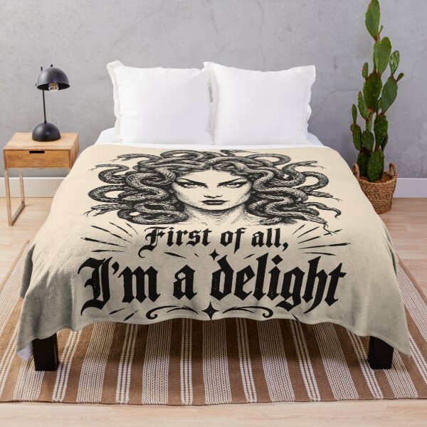 Item preview, Medusa First of All, I'm a Delight Funny Greek designed and sold by Y-Vibes.