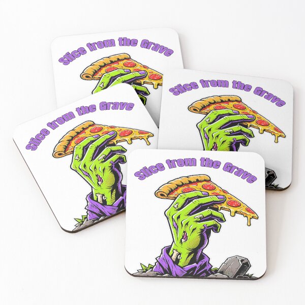 Item preview, Zombie Hand Pizza Slice - Funny Spooky Halloween Pizza Lover designed and sold by CraftyValley.