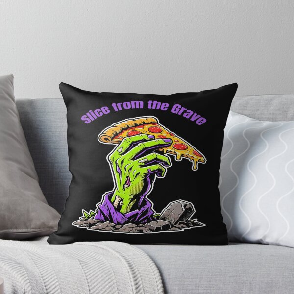 Item preview, Zombie Hand Pizza Slice - Funny Spooky Halloween Pizza Lover designed and sold by CraftyValley.