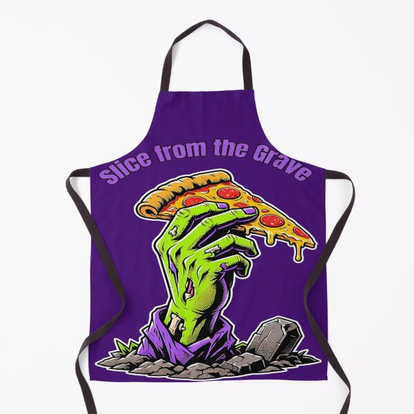 Item preview, Zombie Hand Pizza Slice - Funny Spooky Halloween Pizza Lover designed and sold by CraftyValley.