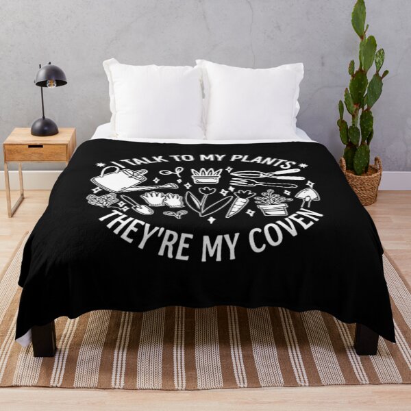 Item preview, I Talk to My Plants, They're My Coven, Plant Lover, halloween designed and sold by CloudyPress.