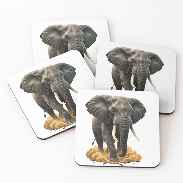Item preview, African Elephant Ancient Charge Energy designed and sold by R&R Creative Studio.