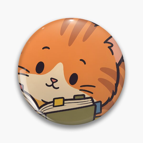 Artikelvorschau, Bücherwurm-Orangenkatze kommentiert schon wieder meine Gefühle entworfen und verkauft von OuqCreations.