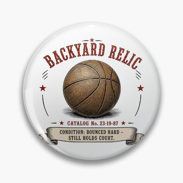 Artikelvorschau, Vintage-Basketball von Backyard Relic entworfen und verkauft von Mikoff04-arts.