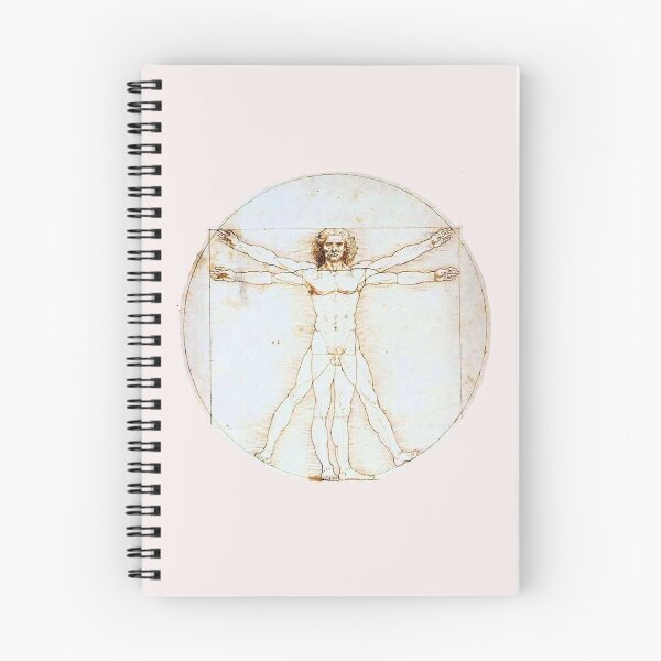 Artikelvorschau, Der vitruvianische Mensch von Leonardo da Vinci entworfen und verkauft von The I-Theist Institute Store.