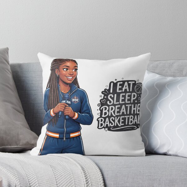 Artikelvorschau, Eat Sleep Breathe Basketball - Lustiges Sportlerzitat-Kunstwerk entworfen und verkauft von Pollock.