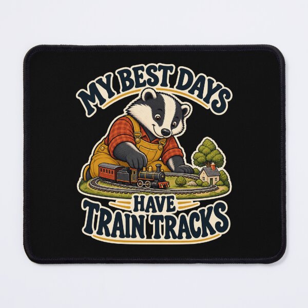 Item preview, My Best Days Have Train Tracks designed and sold by Good Mood Foundry.